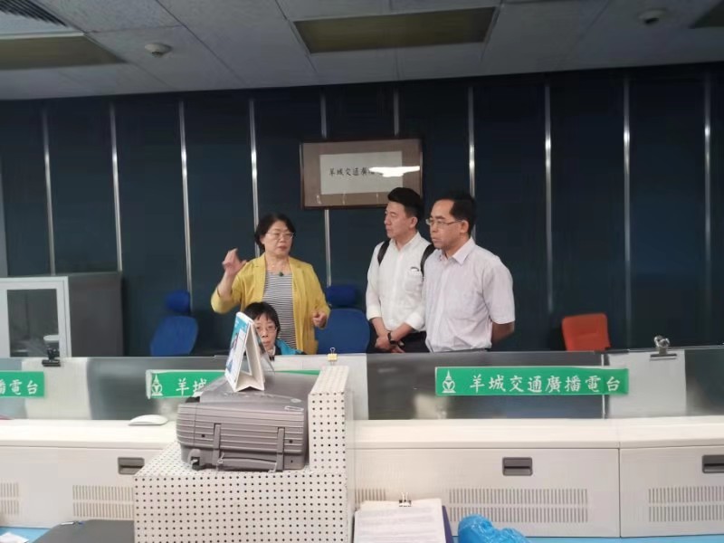 廣東電臺蒞臨指導参观